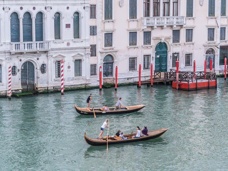 Góndolas en Venecia: información sobre accesibilidad para sillas de ruedas
